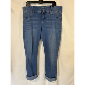Laurie Felt Silky Curve Straight Leg Womens Jeans Vital Stretch Tech XL A343604
